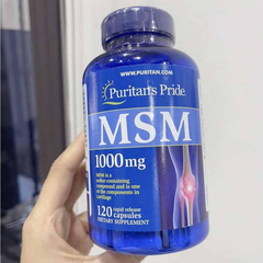 Viên uống hỗ trợ xương khớp Puritan MSM 1000mg - 120 viên
