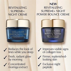 Kem Đêm Tăng Đàn Hồi, Săn Chắc Da Estee Revitalizing Supreme+ Night Power Bounce - Nobox Tách Set US