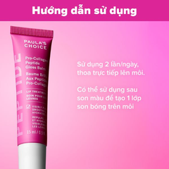 Son Dưỡng Paula's Choice Pro-Collagen Peptide Gloss Balm Nobox 15ml - Tách Set US (Random Màu)