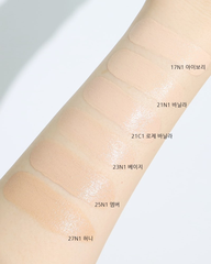 Cushion Hera Black SPF34/Pa++ 15g - Tone 21N1 Vanilla - Fullbox Hàng Duty - Tặng Kèm Lõi Refill