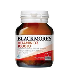 Viên uống Blackmores Vitamin D3 1000iu Bone Health Immunity--60v