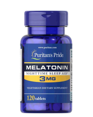 Viên uống giúp ngủ ngon Puritan’s Pride Melatonin