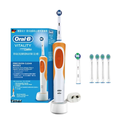 Bàn chải điện Oral B D12 Vitality Braun - Set 7 món