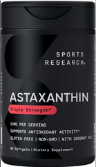 Viên uống chống lão hóa, tăng đề kháng Sports Research Triple Strength Astaxanthin 12mg - 60 viên