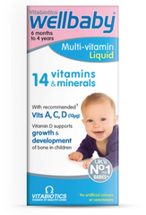 Vitabiotics Wellbaby Multi-Vitamin Liquid (6 tháng – 4 tuổi) - 150ml