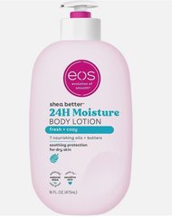 Body Lotion EOS Shea Better 24H Moisture Dưỡng Thể Hương Thơm Dịu Nhẹ Cấp Ẩm 24 Giờ 473ml - Hàng US