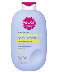 Body Lotion EOS Shea Better 24H Moisture Dưỡng Thể Hương Thơm Dịu Nhẹ Cấp Ẩm 24 Giờ 473ml - Hàng US