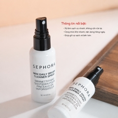 Xịt Vệ Sinh Cọ Khô Sephora Collection Daily Brush Cleaner Mini 59.1ml