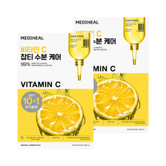 Combo 2 Mặt Nạ Mediheal Essential Fullbox - Vitamin C (11m x 24ml) [Tiết kiệm 51K + Freeship]