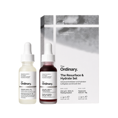 The Ordinary The Resurface & Hydrate Set ( Serum АНА 30%+ВНА 2% Peeling Solution & Serum Hyaluronic Acid 2% + B5) - 15mlx2 - Fullbox Hàng US