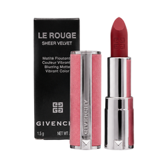 Son Thỏi Givenchy Le Rouge Sheer Velvet - 37 Rouge Graine - 1.5g Fullbox - Hàng Duty