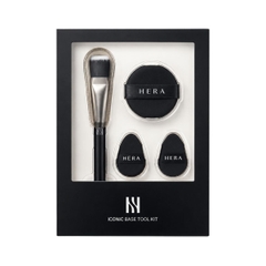 Bộ Dụng Cụ Trang Điểm Đánh Nền Cao Cấp HERA Iconic Base Tool Kit - 1 Cọ & 3 Mút