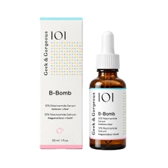 Serum Giảm Mụn Kiềm Dầu Thu Nhỏ Lỗ Chân Lông Geek & Gorgeous B-Bomb 10% Niacinamide 30ml - Fullbox - Hàng Công Ty