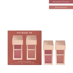 Má Hồng PaTrick Ta Double-Take Cream And Powder Blush Duo - Fulbox Hàng US