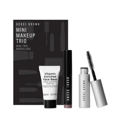 Set 3 Món Bobbi Brown Mini Makeup Trio ( Kem Lót 7ml Shadow Stick 0.9g Eye Mascara 3ml) - Hàng US