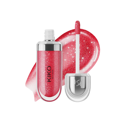 Son Bóng Kiko Milano 3D Hydra Lipgloss - 12 Pearly Amaryllis Red - 6.5ml Fullbox