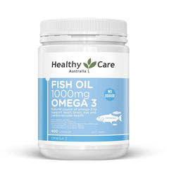 Viên Uống Dầu Cá Omega 3 Healthy Care Fish Oil 1000mg - 400viên
