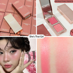 Má Hồng PaTrick Ta Double-Take Cream And Powder Blush Duo - Fulbox Hàng US