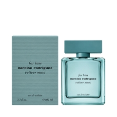 Nước hoa nam Narciso Rodriguez for him Vetiver Musc EDT 100ml Fullbox Hàng US