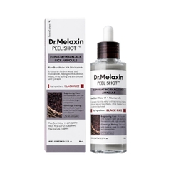 Tinh chất tẩy tế bào chết Dr.Melaxin Peel Shot Exfoliating Black Rice Ampoule 80ml Fullbox Hàng Duty
