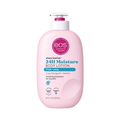 Body Lotion EOS Shea Better 24H Moisture Dưỡng Thể Hương Thơm Dịu Nhẹ Cấp Ẩm 24 Giờ 473ml - Hàng US