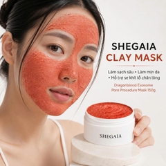Mặt Nạ Đất Sét Se Khít Lỗ Chân Lông Shegaia Dragonblood Exosome Pore Procedure Mask 150g - Fullbox - Hàng Công Ty