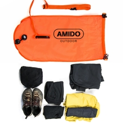 Amido Phao Bơi Kết Hợp Túi Khô Đựng Đồ Chống Nước 18L