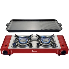 Maxsun MSD-5800S Bếp Gas Cắm Trại Đôi Kèm Chảo