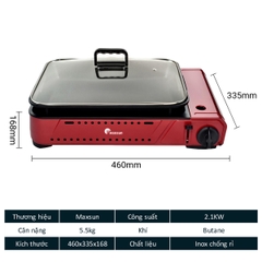 Maxsun MS-8 Bếp Ga Mini Cắm Trại