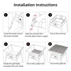Campingmoon MT-5 Bếp Nướng Cắm Trại  MT5