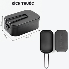Blackdog Hộp Nhôm Dã Ngoại Chống Dính Đa Năng Cắm Trại CBD2450CF015