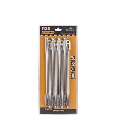 Campingmoon  Bộ Cọc Tăng/Lều Cắm Trại Inox Đúc Nguyên Khối R20-8, R26-8, R30-8, R35-6, R40-6