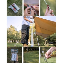 Campingmoon Bộ Dây Neo Dựng Lều Cắm Trại Fs5000 (Bộ 2 Sợi)