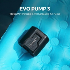Flextail Evo Pump 3- 1000L/MIN Máy Bơm Hơi Đệm Gối Hơi Cắm Trại Đa Năng - Portable & Rechargeable Air Pump