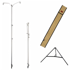 Campingmoon D-243 Cây Treo Đèn Dã Ngoại Cắm Trại 2 trong 1 ( có cọc đất + chân )