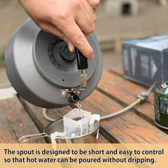 Campingmoon S1500 Ấm Đun Nước Bằng Nhôm (1,5 Lít) Cắm Trại