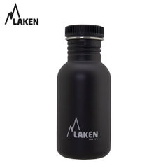 Chai nước thép Laken Basic Steel 0.5L Nắp nhựa