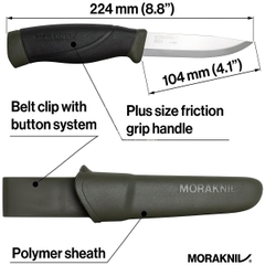 Dao Morakniv Companion MG Carbon Steel