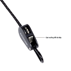 Blackdog Dây Căng Lều/ Tăng Chống Gió Cắm Trại CBD2300PJ014 (Tăng Chỉnh Bằng Ròng Rọc)