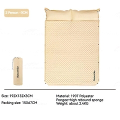 Naturehike CNK2300DZ014 Đệm Tự Bơm Hơi Kèm Gối Cắm Trại D01