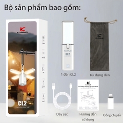 KLARUS CL2 Đèn cắm trại sáng 750 lumen