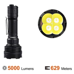 Đèn Pin Cắm Trại Du Lịch ACEBEAM P18 Defender Sáng 5000Lumen Chiếu Xa 629M Pin 21700 Sạc Usb C Công Tắc Kép Phản Ứng Nhanh