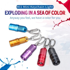 Đèn Pin Móc Khóa Cắm Trại Du Lịch KLARUS Mi1 Led Nichia Sáng 20Lm 4 Pin Lr41 Công Tắc Xoay Với 2 Nấc Sáng, 5 Phiên Bản Màu