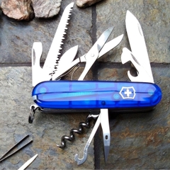 Victorinox Dao Xếp Huntsman Blue Trans (91mm)