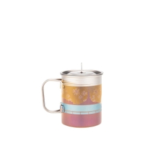 Keith Titanium Ti3533/ Ti3534/ Ti3531/ Ti3532/ Ti3536/ Ti3538 Cốc Có Tay Cầm Và Nắp Đậy Họa Tiết