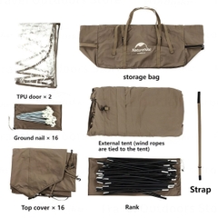 Naturehike CNH22ZP032 Lều 4-5 người MG Outdoor Dome Tent