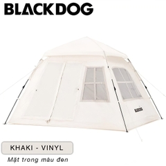 Lều Cắm Trại Du Lịch Tự Bung 3-4 Người Blackdog Two Doors And Two Windows Tent