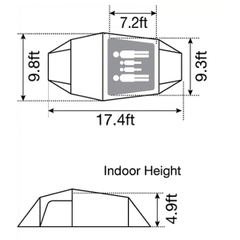 Snowpeak Vault Lều Đường Hầm Cắm Trại