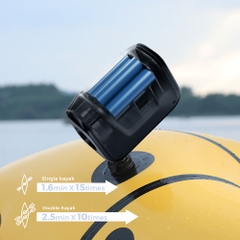 Flextail MAX BOAT PUMP-12kPa Máy Bơm Cho Thuyền Bơm Hơi & Thuyền Kayak & Gói Hàng - Cordless Air Pump for Inflatable Boat & Kayak & Packraft