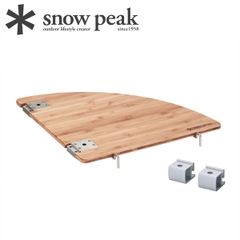 Mặt Bàn Lắp Ghép Cắm Trại Snowpeak Multi-Function Table Corner L Bamboo